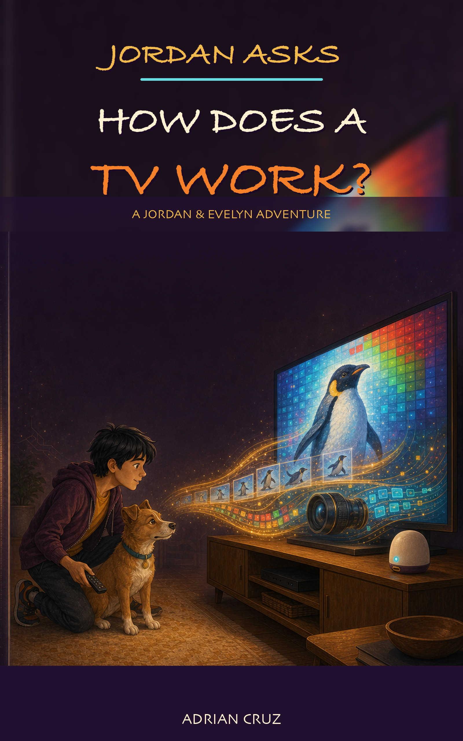 Jordan Asks: How Does a TV Work? book cover