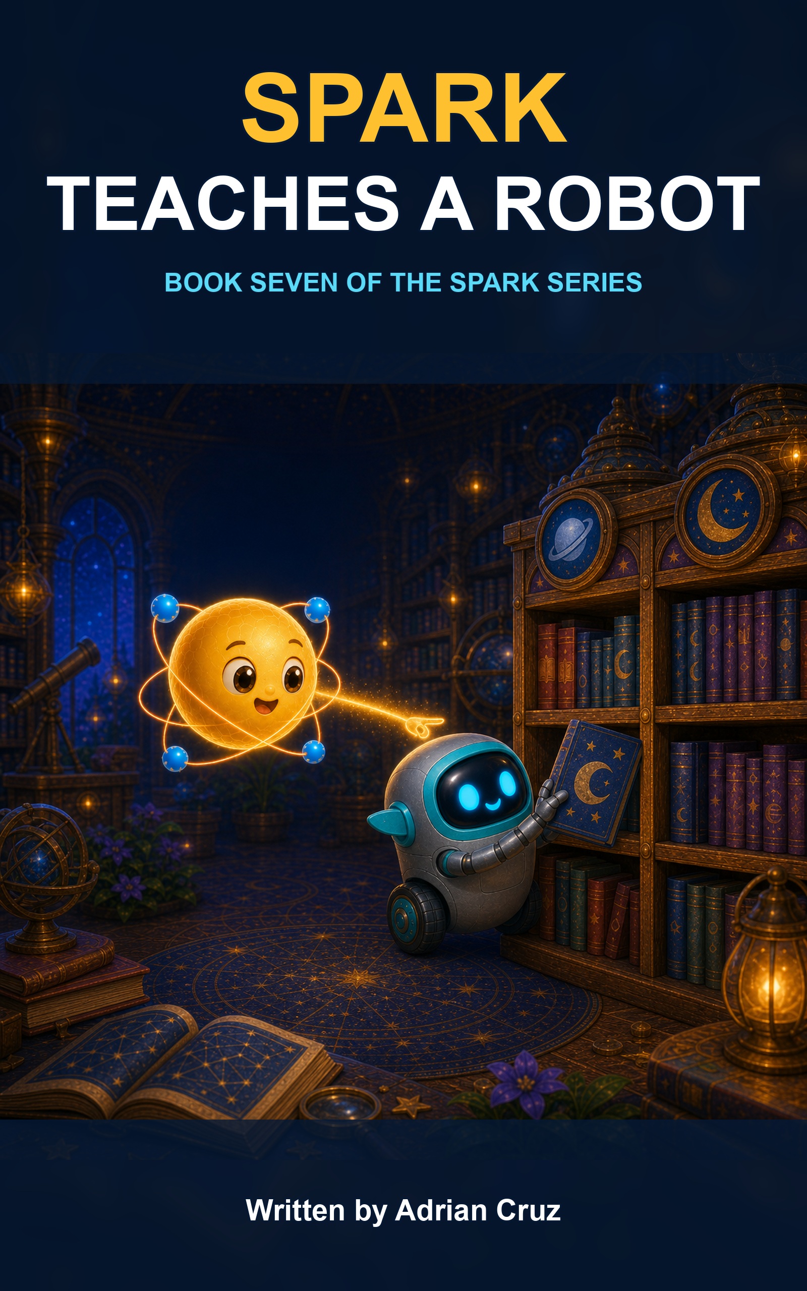 Spark Teaches a Robot book cover